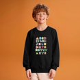 thumbnail image 3 of Alphabet Graphic Pullover Sweatshirt for Children's Long Sleeve Crewneck Top Soft Casual Loose Fit Comfortable Wear, 3 of 5