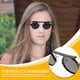 thumbnail image 3 of BRIGHTFUFU Gafas de sol retro redondas gafas de sol de moda gafas de sol al aire libre para hombres mujeres, 3 of 7