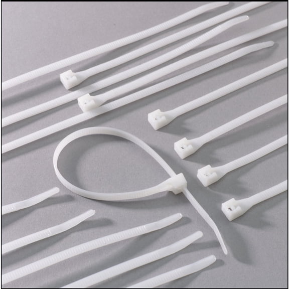 Gardner Bender Nylon Cable Ties Self-Locking - 20 Pack, 8-In., White