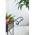 thumbnail image 5 of A&B Home Wooden Trolley Cart Plant Stand 24.4" x 12.6" x 15.4", 5 of 9