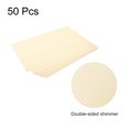 thumbnail image 3 of Unique Bargains Pearlescent Card Stock 50 Sheets, 8x11.5 Inch 92 Lb/250gsm, Champagne Gold, 3 of 6