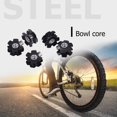 thumbnail image 1 of Juego de 5 uds de cuencos de tornillo de horquilla delantera con núcleo de girasol de fibra de carbono para bicicleta de montaña, 1 of 7