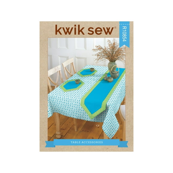 Kwik Sew Sewing Pattern R10854 (4293) - Table Accessories, Size: OS (One Size)