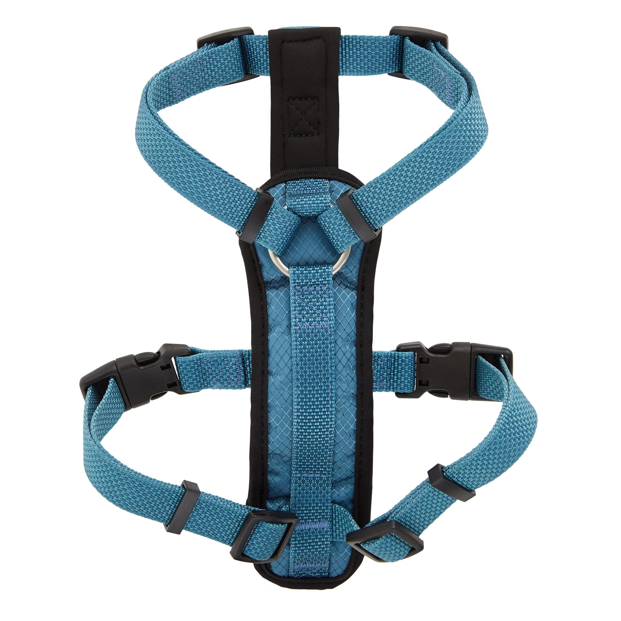 KONG Comfort Padded Chest Plate Dog Harness (Medium, Blue)