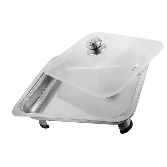 TEHAUX Stainless Steel Chafing Dish Grill Pan for Buffet Food Warming and Catering Events