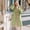 Green, variant on AOOCHASLIY Women Winter Coat Women Winter Street Solid Turn Down Collar Full Sleeve Button Pocket Windbreaker