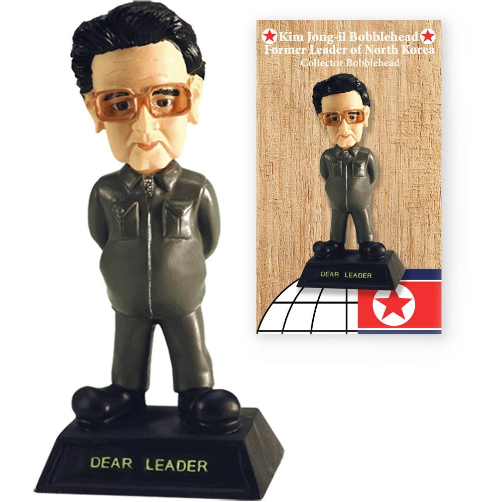 Kim JongIl North Korea Millitary 7" Collector's Bobblehead by Off the