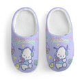 thumbnail image 3 of Kids Slippers Pochacco House Slippers Warm Soft Plush Slipper Anti-Slip Winter Fluffy House Shoes for Boys Girls, 3 of 7