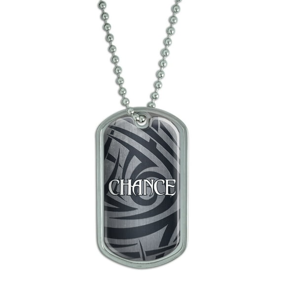 Male Names - Chance - Dog Tag