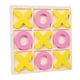 thumbnail image 4 of Juego de mesa Tic TAC Toe, juego de interacción entre padres e hijos, juego de rompecabezas familiar para niños. amarillo rosa, 4 of 9