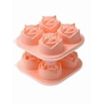 thumbnail image 1 of 2 Moldes Xtellar Charola Bandeja Para Hielo De Silicona Flor De Rosa Color Rosa, 1 of 4