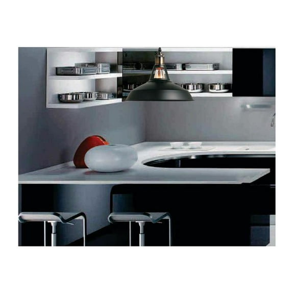 JL Styles Inc. Modern 1-light Pendant Light Black