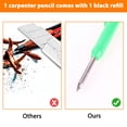 thumbnail image 2 of Juego de lápices de carpintero sólido con recambios de marcador para Scriber Architect Carpenter, 2 of 9