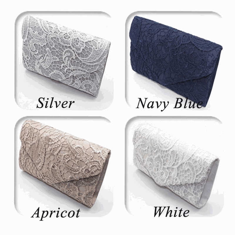 navy satin clutch bag