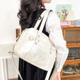 thumbnail image 3 of Bolso escolar Jk para mujer, bolso cruzado de Anime PU de gran capacidad, bolso de viaje elegante, 3 of 9