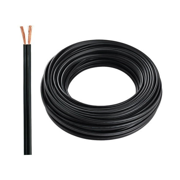 Lucky TL 14/2 Low Voltage Landscape Wire 100 Feet, 14 Gauge 2 Conductor, Outdoor Waterproof, Direct Buried Landscape Lighting Wire, Pure Copper Making (100FT)