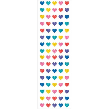 Micro Sparkle - Multi Micro Hearts Sparkle Stickers (2 sheets)