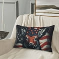 thumbnail image 6 of Fotbe Modern USA Deer Head Pillow Cases - Envelope Closure - Luxury, Extra Soft, Cooling Pillow Covers - Wrinkle, Fade, Stain Resistant-20"x30", 6 of 8