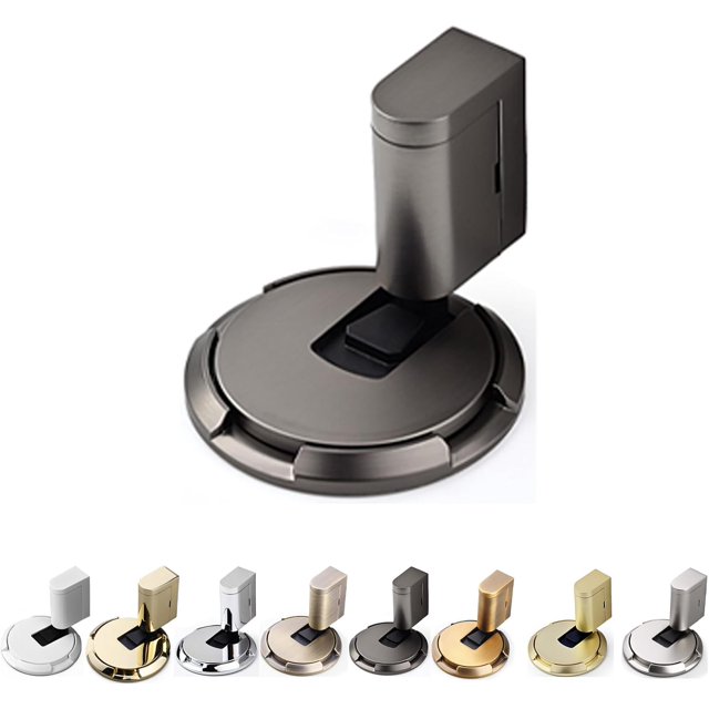 Pleasantk Butée de Coin de Porte, Nouveau Butée de Coin de Porte 2025, Butée de Coin de Porte avec Statistiques et Hauteur Réglable, Installation Sans Perçage (Gris)