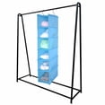 thumbnail image 3 of AUQ Purse Organizer for Closet,Multi-Functional Storage Bag Door Organizer Hanging,Store Shoes and Clothes Hanging Closet Organizer,blue,15*30*4cm,Oxford fabric, 3 of 4