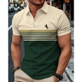 thumbnail image 6 of Fnnxeal Mens Polo Shirts Collared Short Sleeve Casual Graphic Summer Golf Polo Green Shirts for Men Size S, 6 of 9