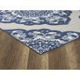 thumbnail image 4 of L'Baiet Gabriella 3D Blue Oriental Hi-Low Transitional 4' x 6' Fabric Area Rug, 4 of 4