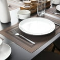 thumbnail image 2 of Placemats, Placemats for Dining Table Set of 6, Heat-Resistant Place mats, Stain Resistant Washable PVC Table Mats, Kitchen Table Placemats, 2 of 8