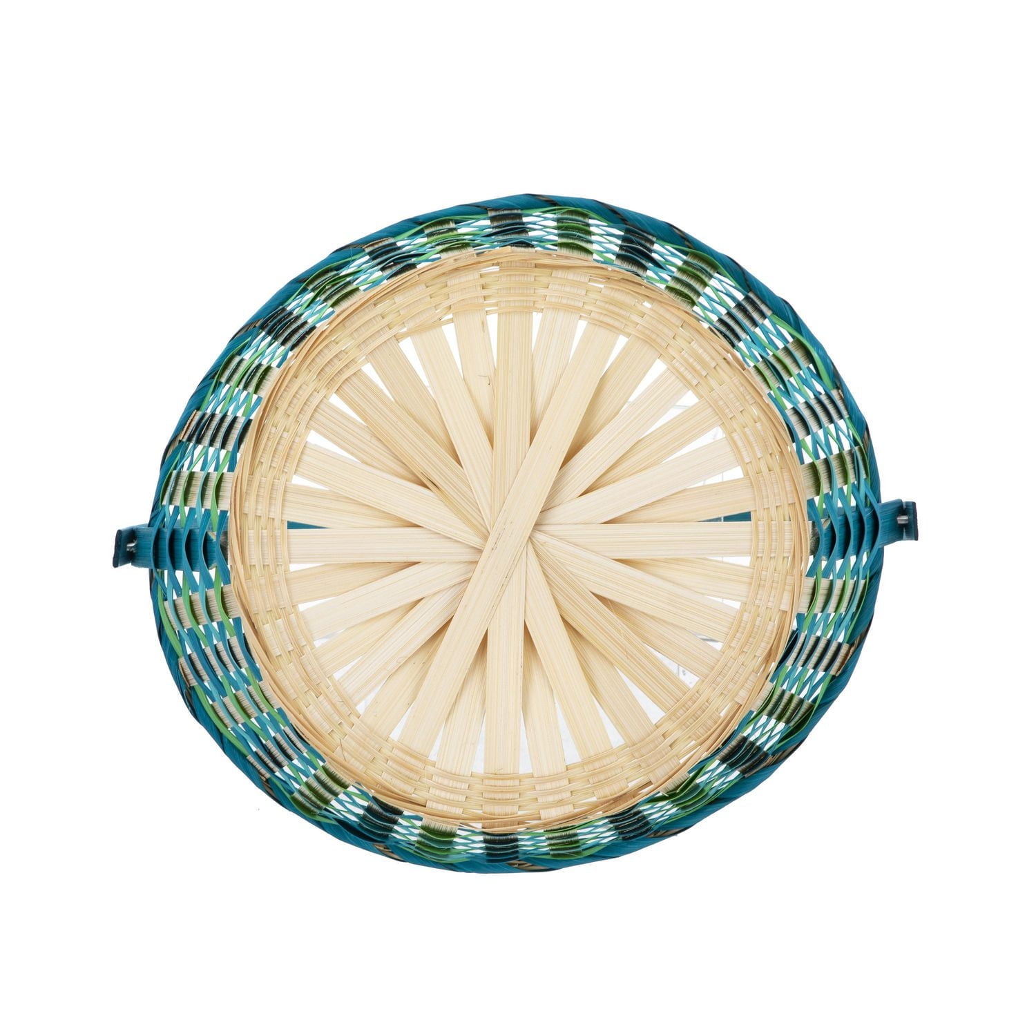 Way To Celebrate Bamboo Basket Blue