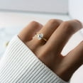 thumbnail image 2 of ArtpalaceByMitika Moissanite Oval Women Wedding Ring,Engagement Ring in (G-H, I2-I3), 14K Yellow Gold Plated, Promise Ring, 2 of 5