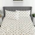 thumbnail image 3 of RUVANTI Flannel Sheets Twin Size - 100% Cotton Double Brushed Twin Sheets Set, Deep Pockets 16 Inches, All Seasons Breathable & Extra Soft Bed Sheets, Warm & Cozy, 3 Piece, Black Cat, 3 of 8