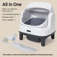 thumbnail image 5 of Lesure Automatic Cat Litter Box with APP Control, Open-Top Self-Cleaning Litter Box for Large Cats, Anti-Pinch Safety Sensor, Odor Control, 5 of 8