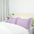 thumbnail image 2 of Unique Bargains 2pk 1800 Microfiber Standard Pillow Shams Cases 20" x 26", 2 of 2