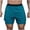 Green, variant on Men Style Solid Color Casual Fashion With Pockets Drawstring Waist Short Pants