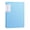 #405-Blue, variant on Meggemo A4 Semi-Transparent Document Folder 20 Pockets for Office Paper File Storage
