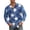 Dark Blue, variant on Fgvctg Men's Hawaiian Shirt Tropical Floral Print Summer Beach Shirt Plus Size Button Down Long Sleeve Shirts Casual Trendy Holiday Outfits Light Green S
