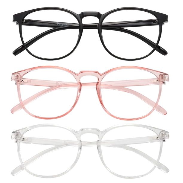Gafas de bloqueo de luz azul Przene, paquete de 3 para mujeres y hombres