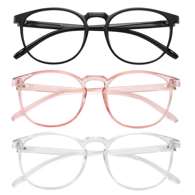 Gafas de bloqueo de luz azul Przene, paquete de 3 para mujeres y hombres