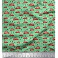thumbnail image 1 of Soimoi Modal Satin Fabric Car & Owl Cartoon Print Fabric by Yard 42 Inch Wide, 1 of 3