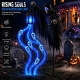 thumbnail image 7 of Halloween Soul Harvester Animated Garden Light,Glowing Ghost Solar Powered Grim Reaper Lawn Stake,Waterproof Spooky Light for Yard Pathway Graveyard(1PC), 7 of 7