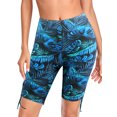 thumbnail image 3 of RELLECIGA Women's High Waisted UV Sun Protection Biker Shorts Long Board Shorts, 3 of 6