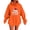 Orange, variant on Oversized Hoodies for Women Plus Size Drawstring Graphic Hoodie Loose Preppy Sweatshirt with Pocket Womens Pullover