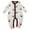 Blue, variant on Gibobby Baby Boy Girl Western Clothes Cow Print Long Sleeve Romper Jumpsuit One Piece Newborn Fall Winter Outfit(Coffee,6-12 Months)