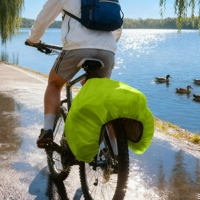 BotaniNest Housse de Vélo Universelle Toutes Saisons pour Rangement Extérieur avec Bandes Réfléchissantes et Sac de Transport