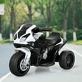 thumbnail image 4 of Gymax Kids Ride On Motorcycle BMW Licensed 6V Electric 3 Wheels Bicycle w/ Music&Light Black, 4 of 10