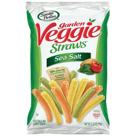 - Sensible Hain Gourmet Portions Garden Veggie Straws Sea Salt 2.75oz (PACK OF 6)