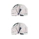 thumbnail image 1 of Gorros de baño secos Billuyoard estampado de flores impermeable elástico grueso 2Conjunto, 1 of 6