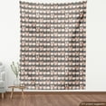 thumbnail image 4 of Ambesonne Woodsy Fabric by the Yard Upholstery, Sleeping Animal Silhouettes, 2 Yards, Grey Peach, 4 of 5