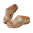 thumbnail image 3 of DAFEI Sandales de Plage Sandales d'Été pour Femmes Sandales de Plage pour Dames Chaussures Compensées d'Été Pantoufles pour Femmes Sandales Bohèmes Chaussures Mode, 3 of 8
