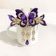 thumbnail image 5 of Butterfly Hair Claw Rhinestone Tassel Elegant Back Head Jewelry Hair Accessories, 5 of 5
