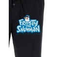 thumbnail image 3 of Frosty the Snowman Men's Christmas Holiday Cartoon Loungewear Pajama Pants, 3 of 5
